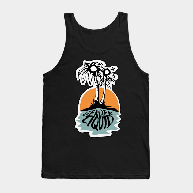 Gender Liquid Oasis LGBTQ retro Tank Top by fuseleven